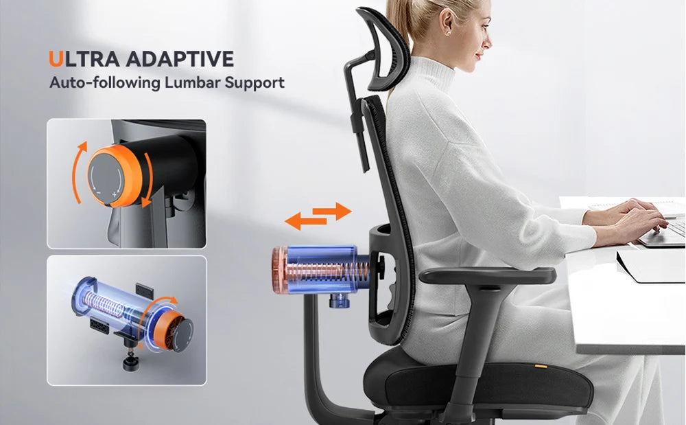 Silla Ergonómica NEWTRAL MAGICH002  Confort Profesional con Soporte Lumbar Adaptativo