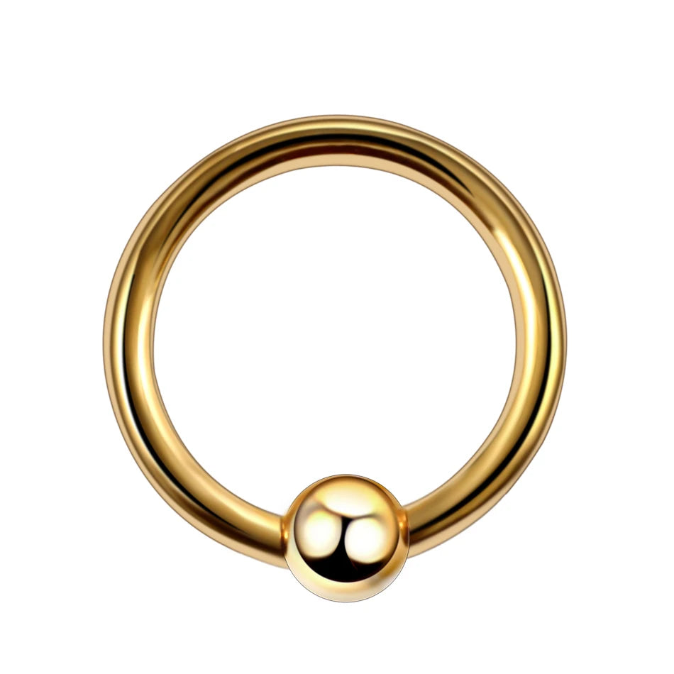 Piercing de Titanio Circular - Joyería Corporal Septum, Tragus y Ceja 16G