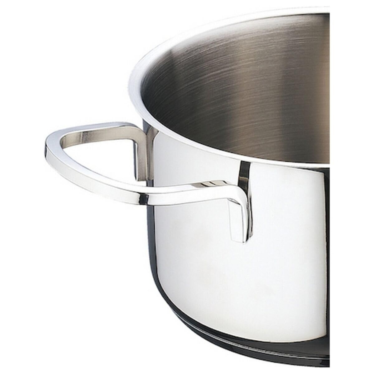 Batería de Cocina Bergner Classic 6 Piezas - Acero Inoxidable con Tapas de Vidrio