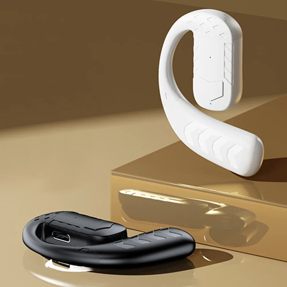 Auricular Bluetooth ALLOYSEED - Manos Libres con Gancho para la Oreja y Batería 25h