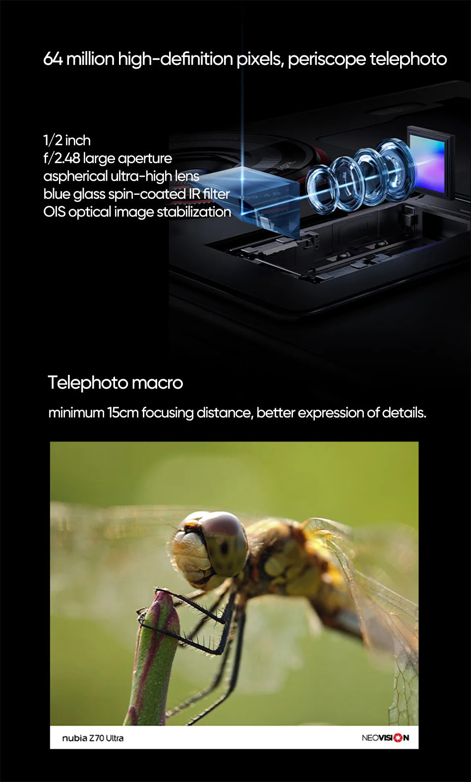 Nubia Z70 Ultra 5G - Smartphone Global 6,85’’ AMOLED 144Hz con Cámara Triple y Batería 6150mAh