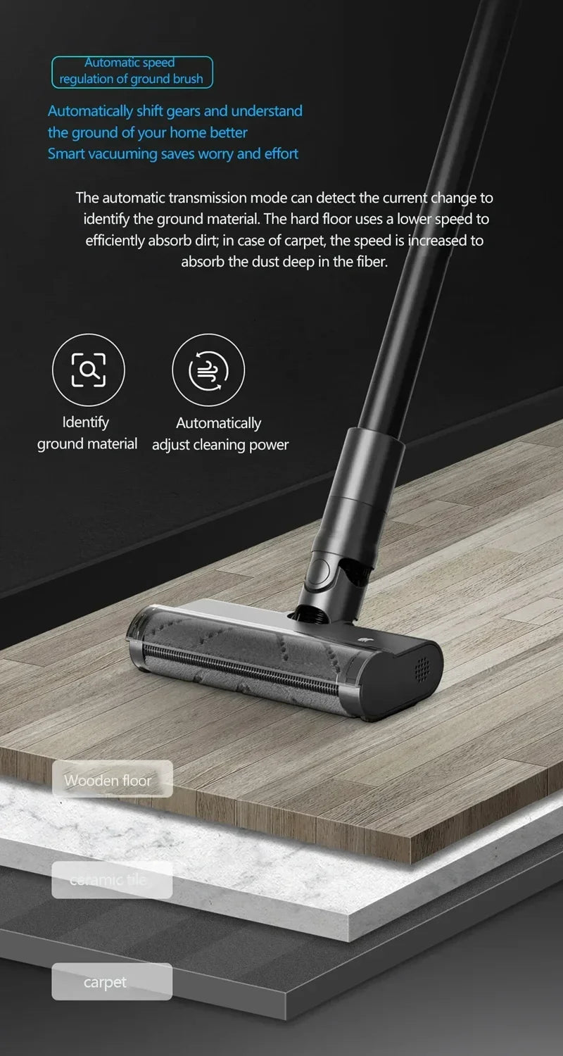 Aspiradora SHUNZAO Z15 Pro - Inalámbrica Seco y Húmedo 210AW