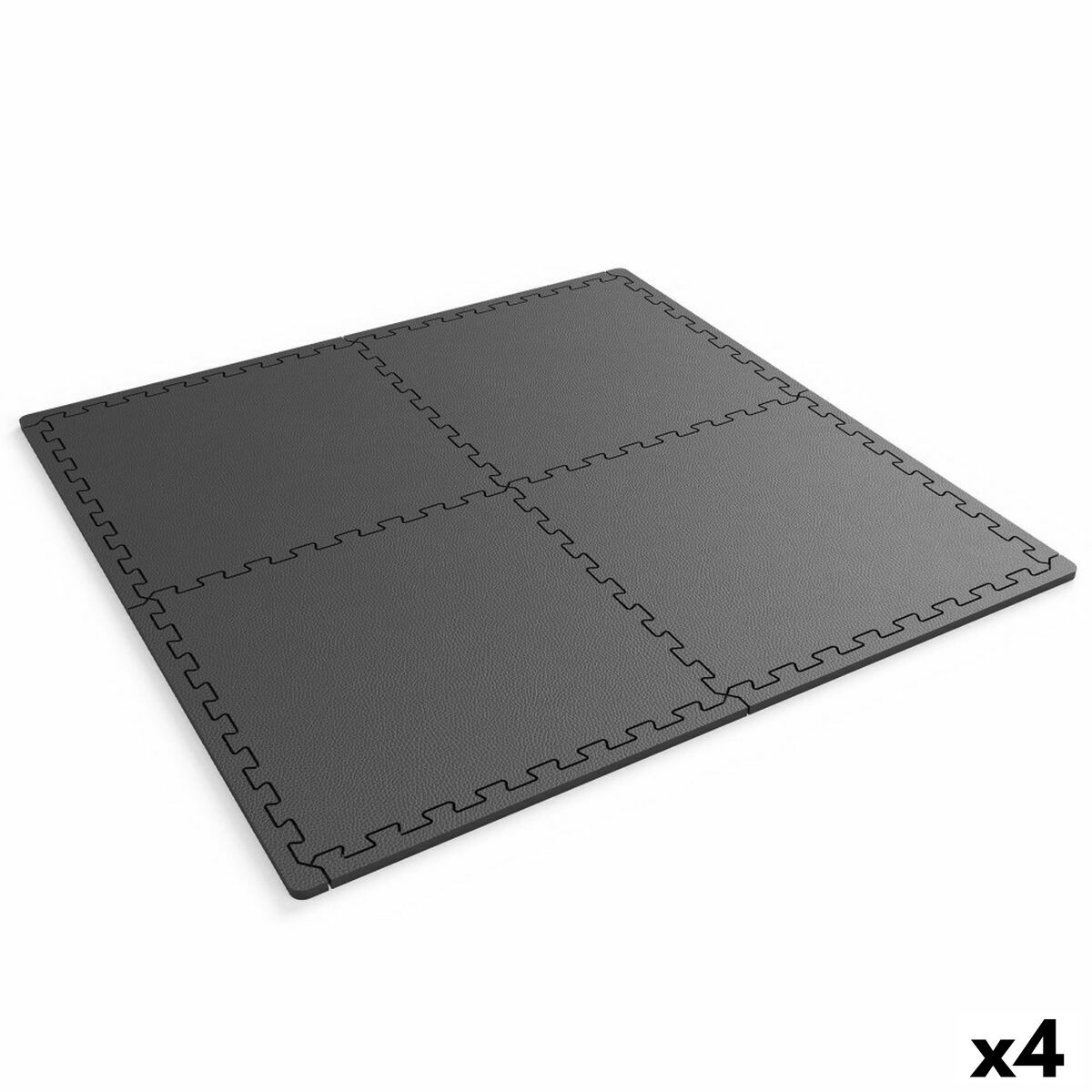 Suelo Tatami Aktive EVA 4 Piezas - Gris Oscuro 62x62 cm