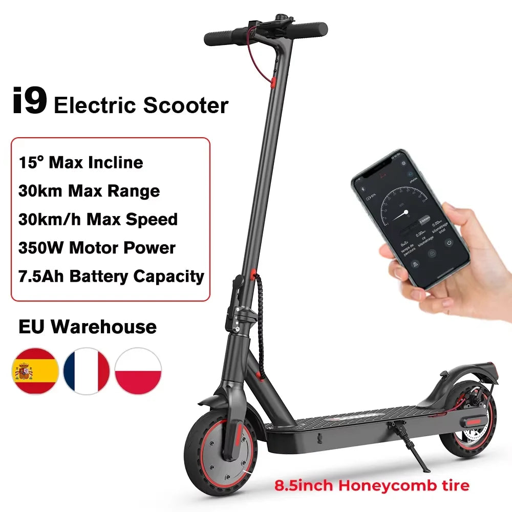 Patinete Eléctrico IScooter i9 - Motor 350W y 30km de Autonomía