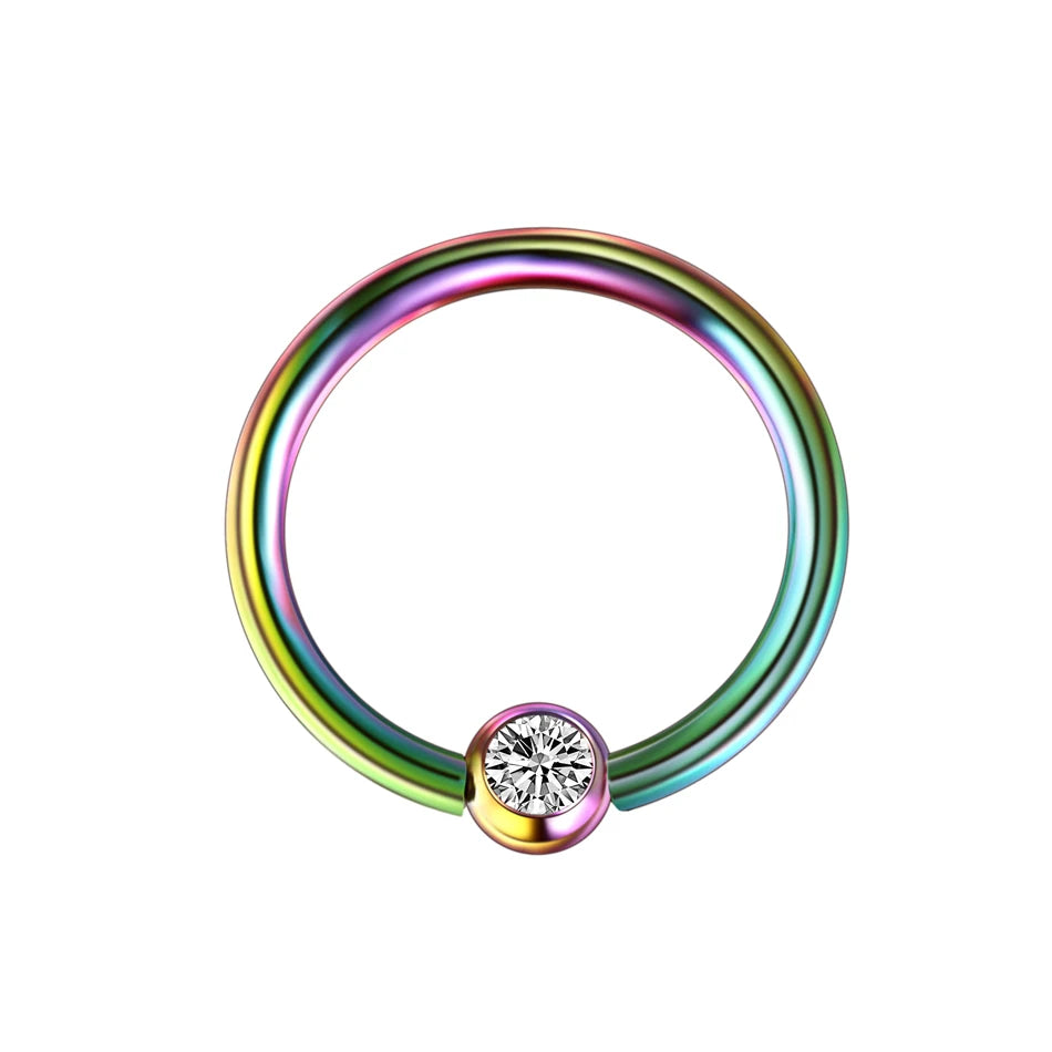 Piercing de Titanio Circular - Joyería Corporal Septum, Tragus y Ceja 16G