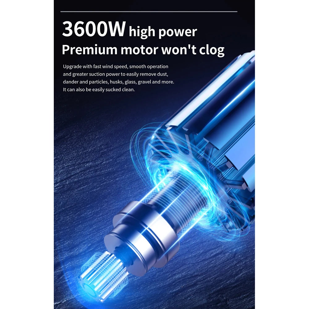 Aspiradora Houselin 3600W - Potente Aspirador Portátil Húmedo y Seco 3,5L