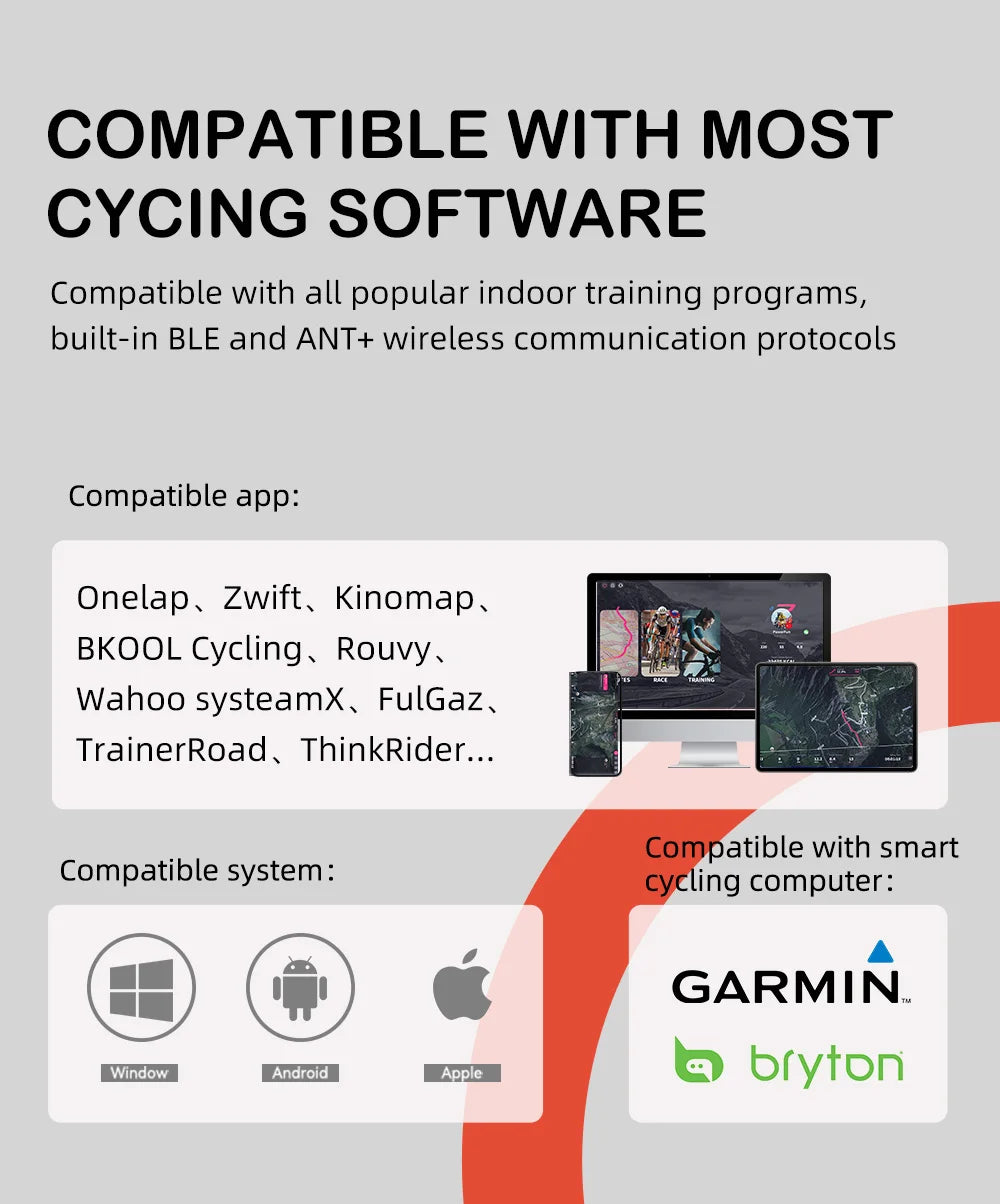 ThinkRider X2Max Smart Bike Trainer - Entrenador Indoor 2000W con Medidor de Potencia