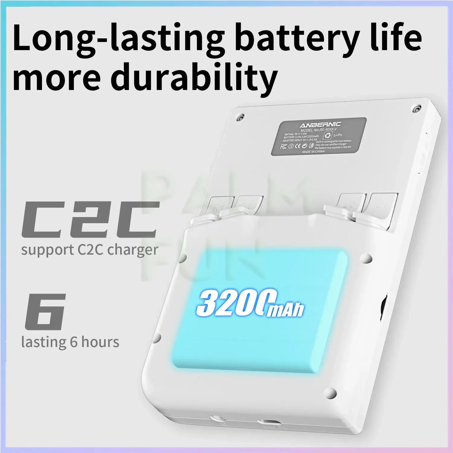 RG40XXV Consola Retro Portátil  64GB + Más de 5000 Juegos