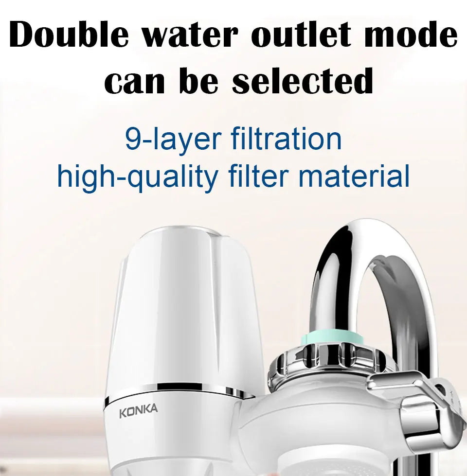 Filtro de Agua para Grifo Cocina Chcyus  Purificador Carbón Activado 2L/min