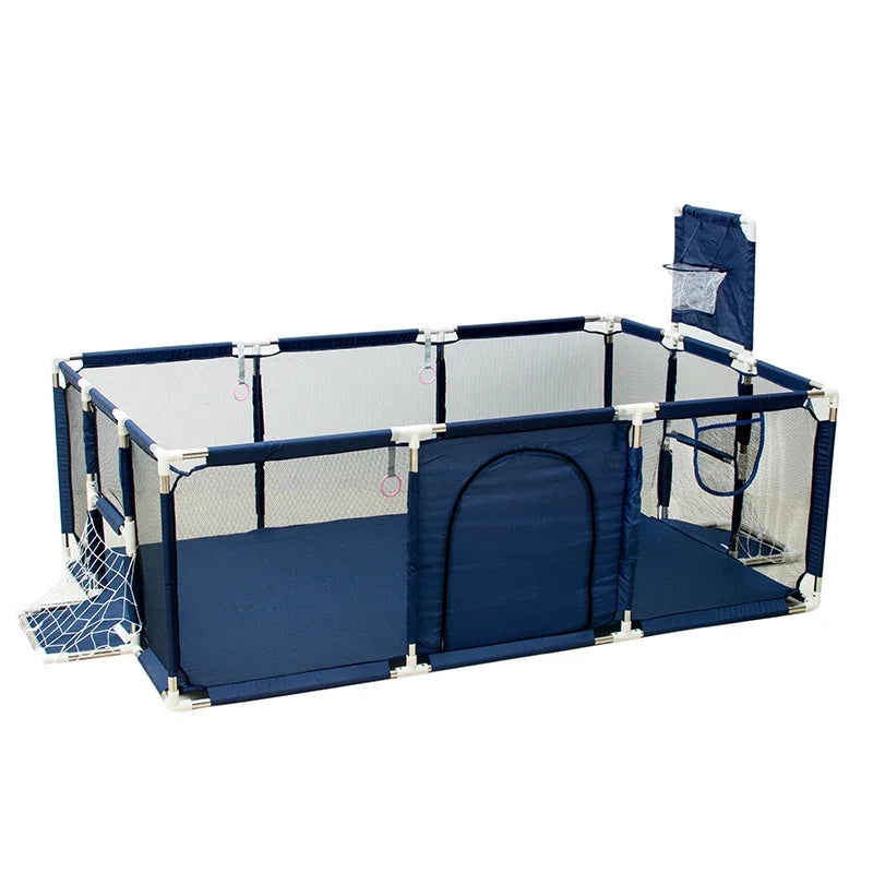 Parque Infantil IMBABY - Valla de Seguridad y Piscina de Pelotas para Bebés