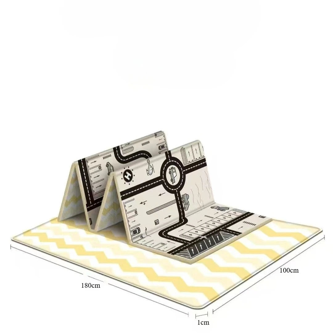 Alfombra Plegable de Juegos para Bebés  Antideslizante y Educativa DHDH 180x100cm