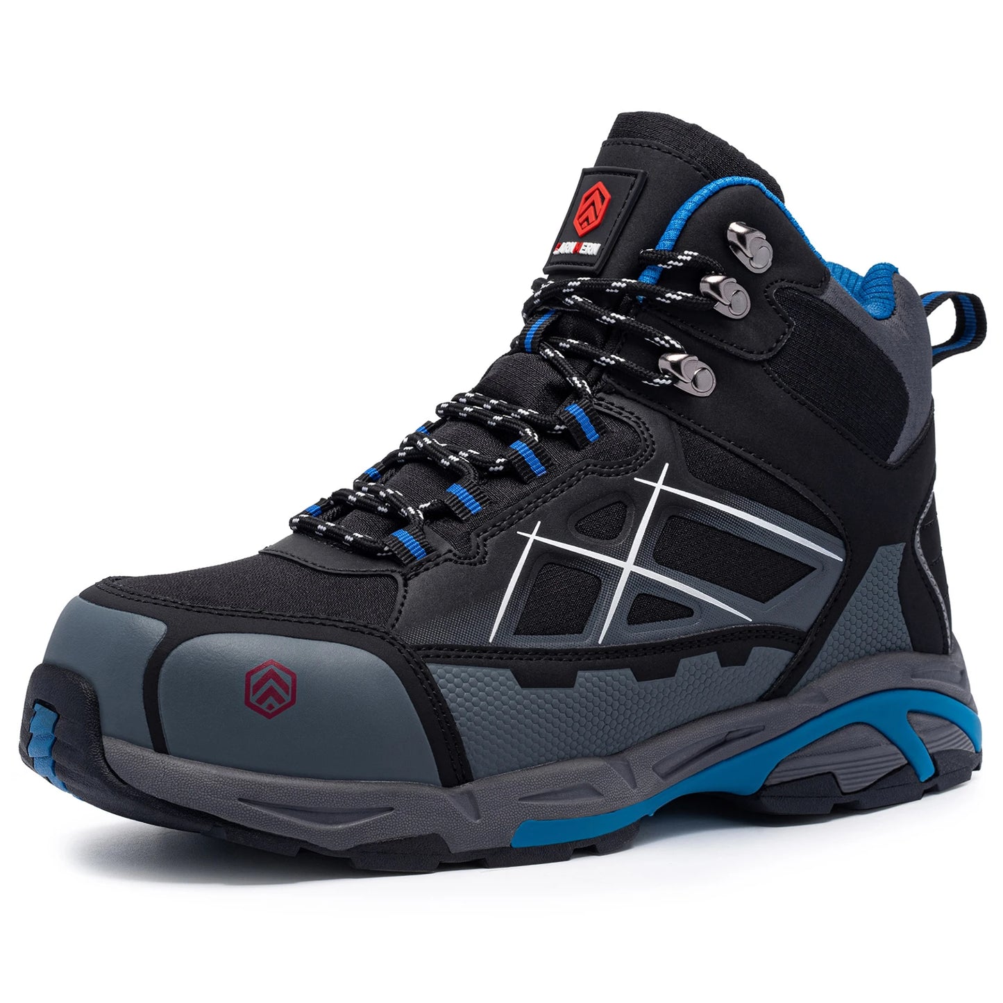 Zapatos de Trabajo LARNMERN  Botas Hombre Seguridad Antipinchazos