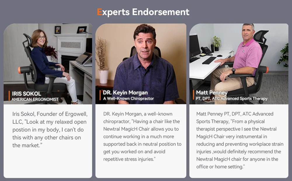 Silla Ergonómica NEWTRAL MAGICH002  Confort Profesional con Soporte Lumbar Adaptativo