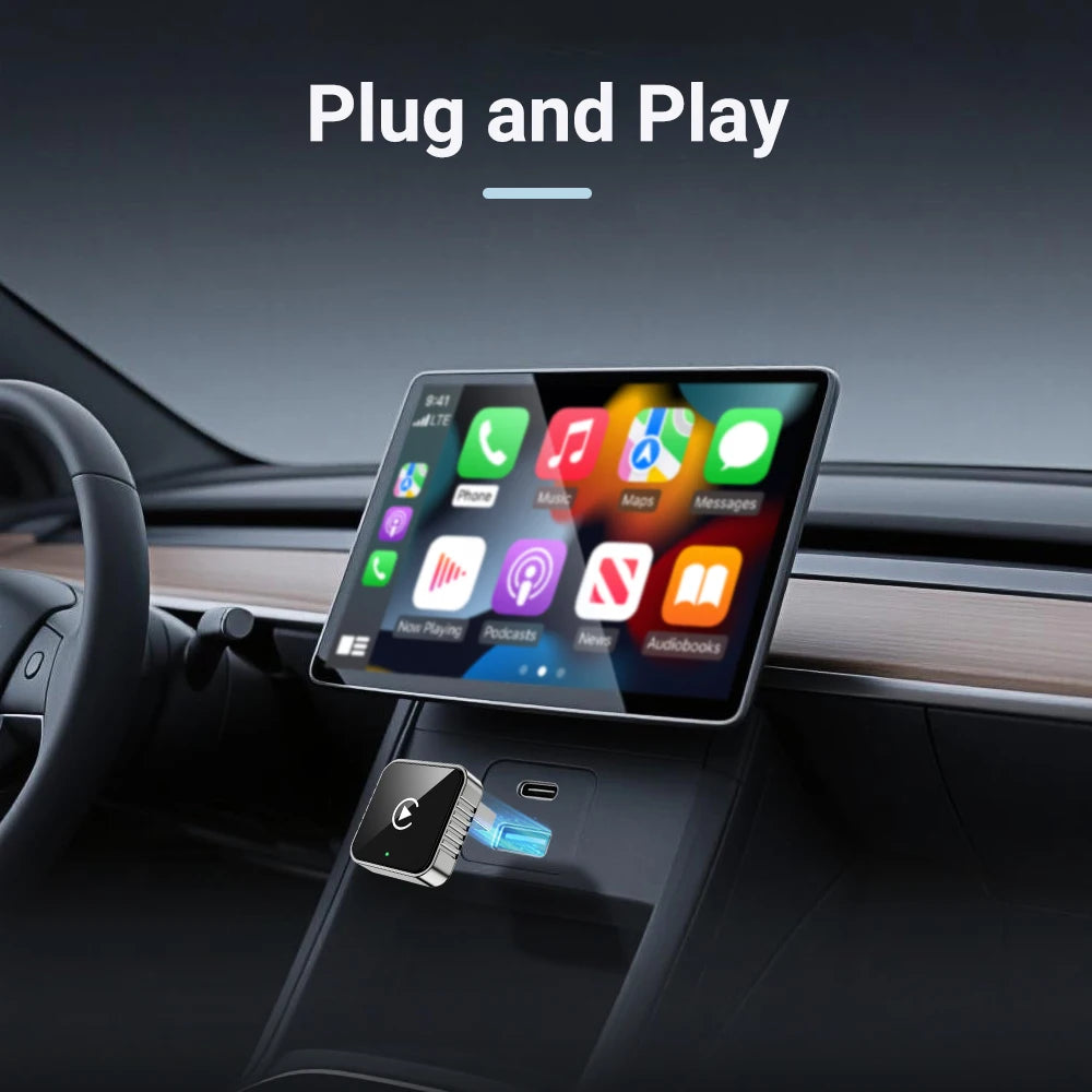 Adaptador XUDA 2 en 1 - Convierte CarPlay y Android Auto a Inalámbrico
