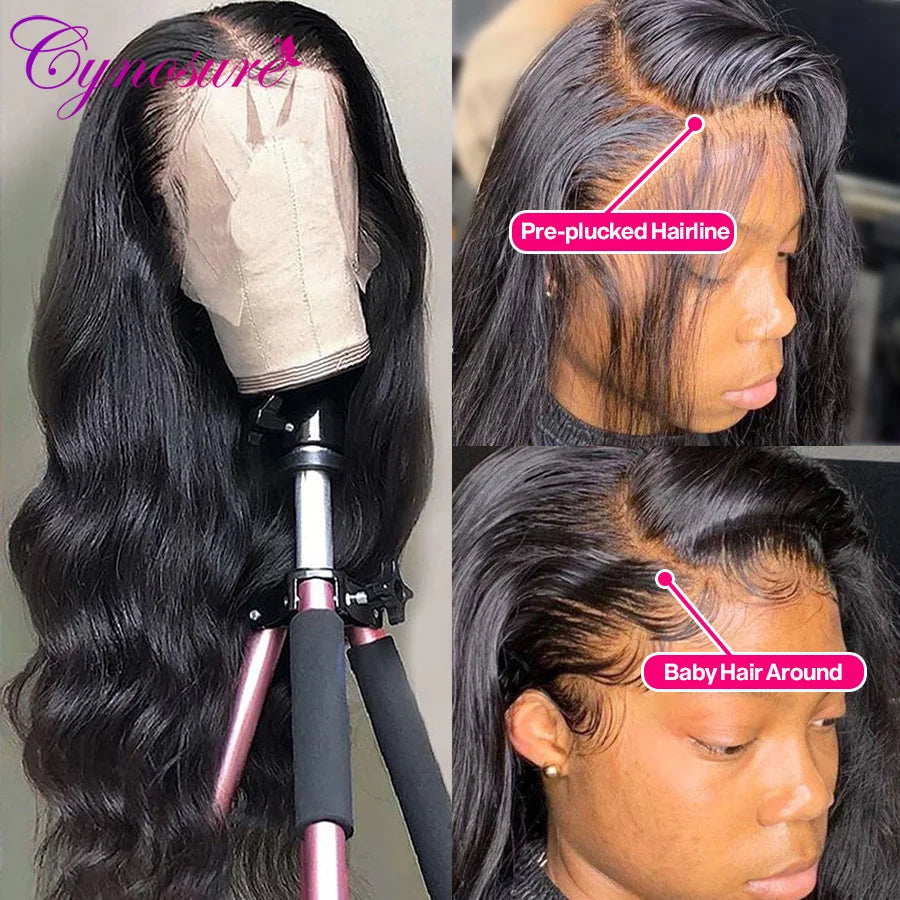 Peluca Cynosure HD 13x4 Encaje Transparente - Cabello Humano Ondulado