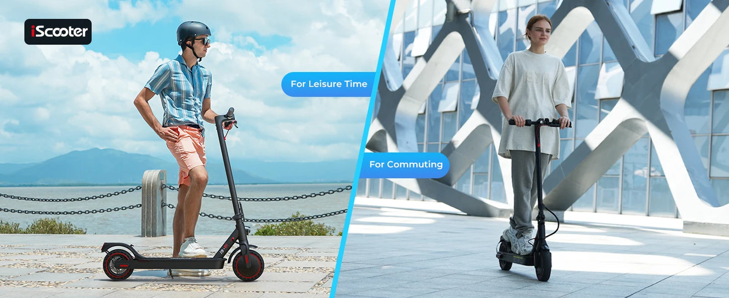 Patinete Eléctrico IScooter i9 - Motor 350W y 30km de Autonomía