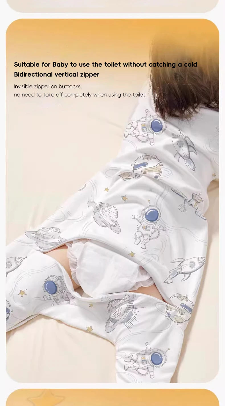 Saco de Dormir Infantil AIBEDILA - Cálido Invierno con Mangas Removibles