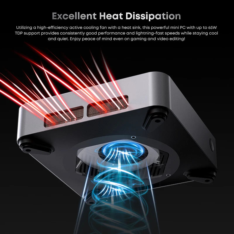 CHUWI AuBox Mini PC  AMD R7 8745HS 32GB RAM 1TB SSD Windows 11