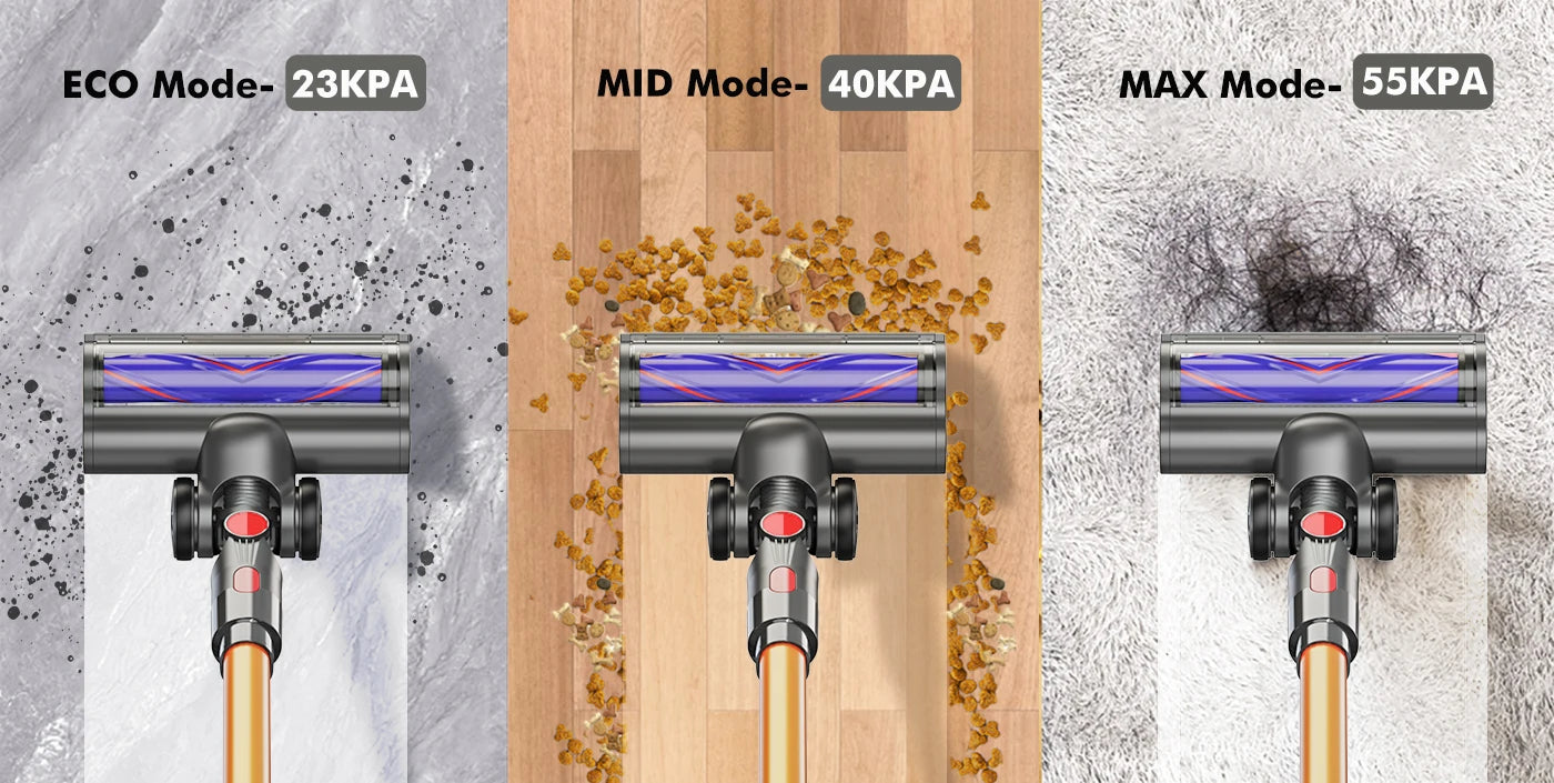 Aspiradora Portátil Armo V22 - 55kPa 600W Inalámbrica 6 en 1 con Pantalla LED