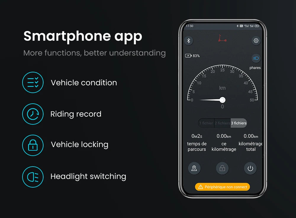 Patinete Eléctrico IScooter i9 - Motor 350W y 30km de Autonomía