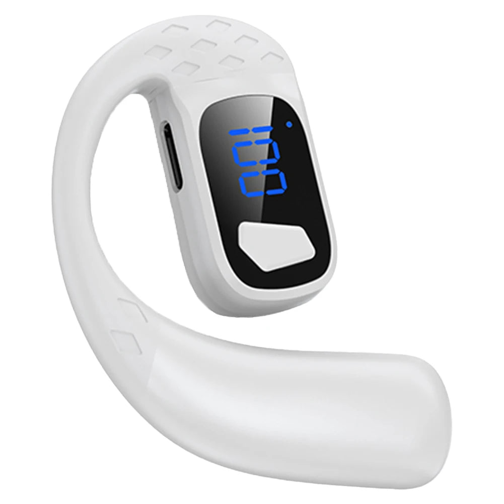 Auricular Bluetooth ALLOYSEED - Manos Libres con Gancho para la Oreja y Batería 25h