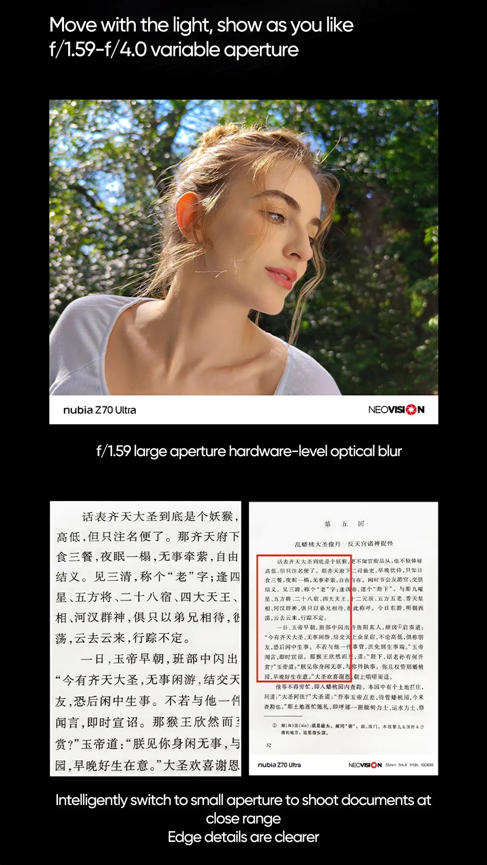 Nubia Z70 Ultra 5G - Smartphone Global 6,85’’ AMOLED 144Hz con Cámara Triple y Batería 6150mAh