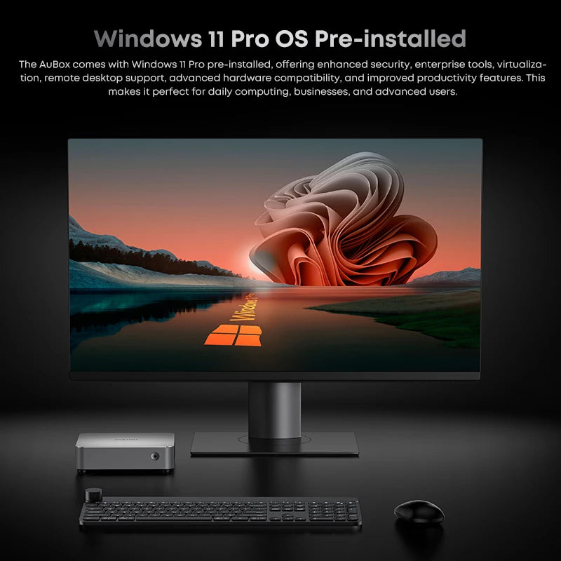 CHUWI AuBox Mini PC  AMD R7 8745HS 32GB RAM 1TB SSD Windows 11