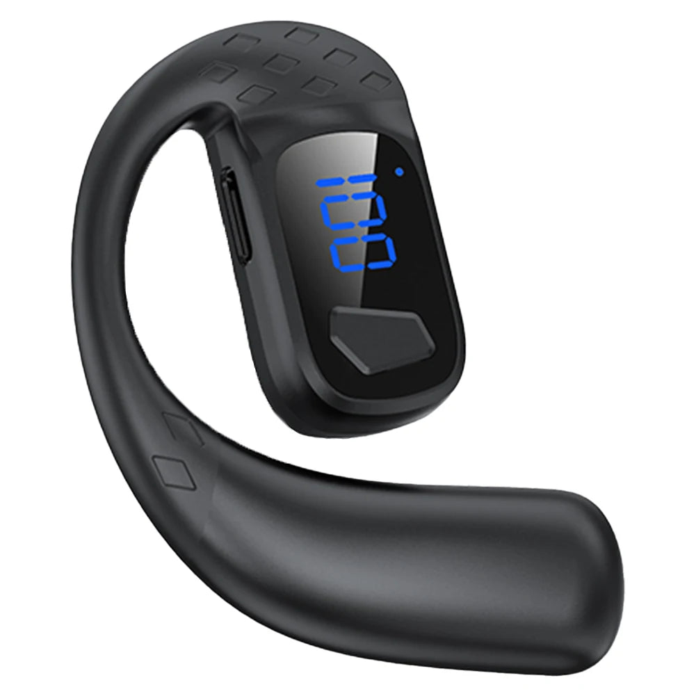 Auricular Bluetooth ALLOYSEED - Manos Libres con Gancho para la Oreja y Batería 25h