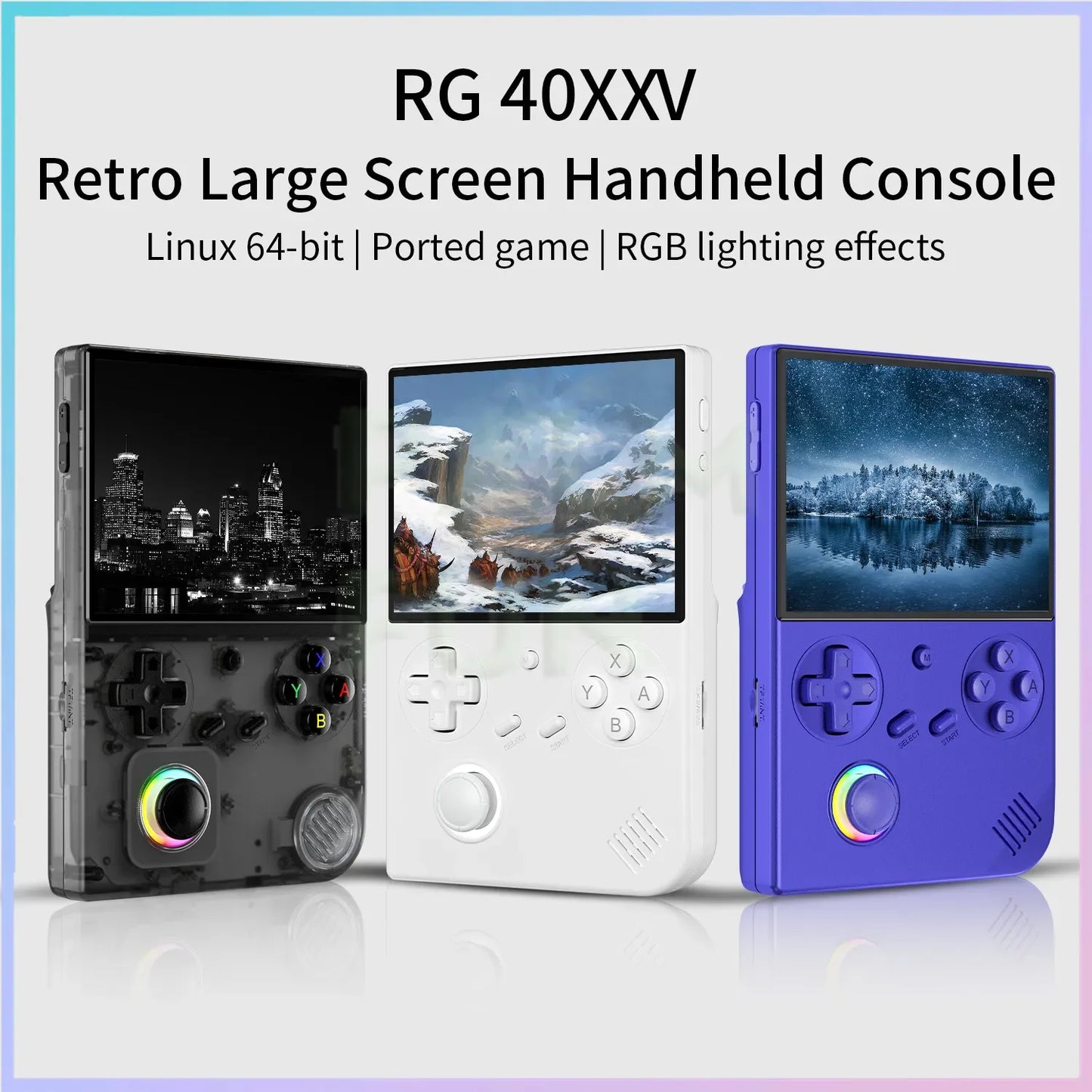 RG40XXV Consola Retro Portátil  64GB + Más de 5000 Juegos