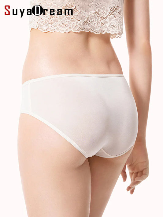 SuyaDream Bragas Mujer Seda  Pack 3 Ropa Interior Saludable