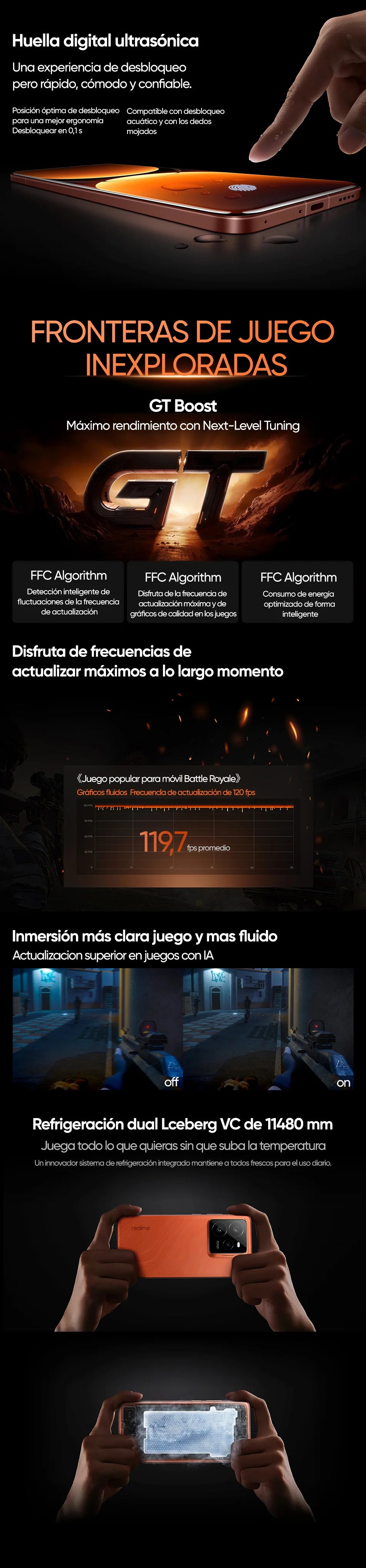 Realme GT 7 Pro 5G - Snapdragon 8 Elite, Pantalla AMOLED 120Hz