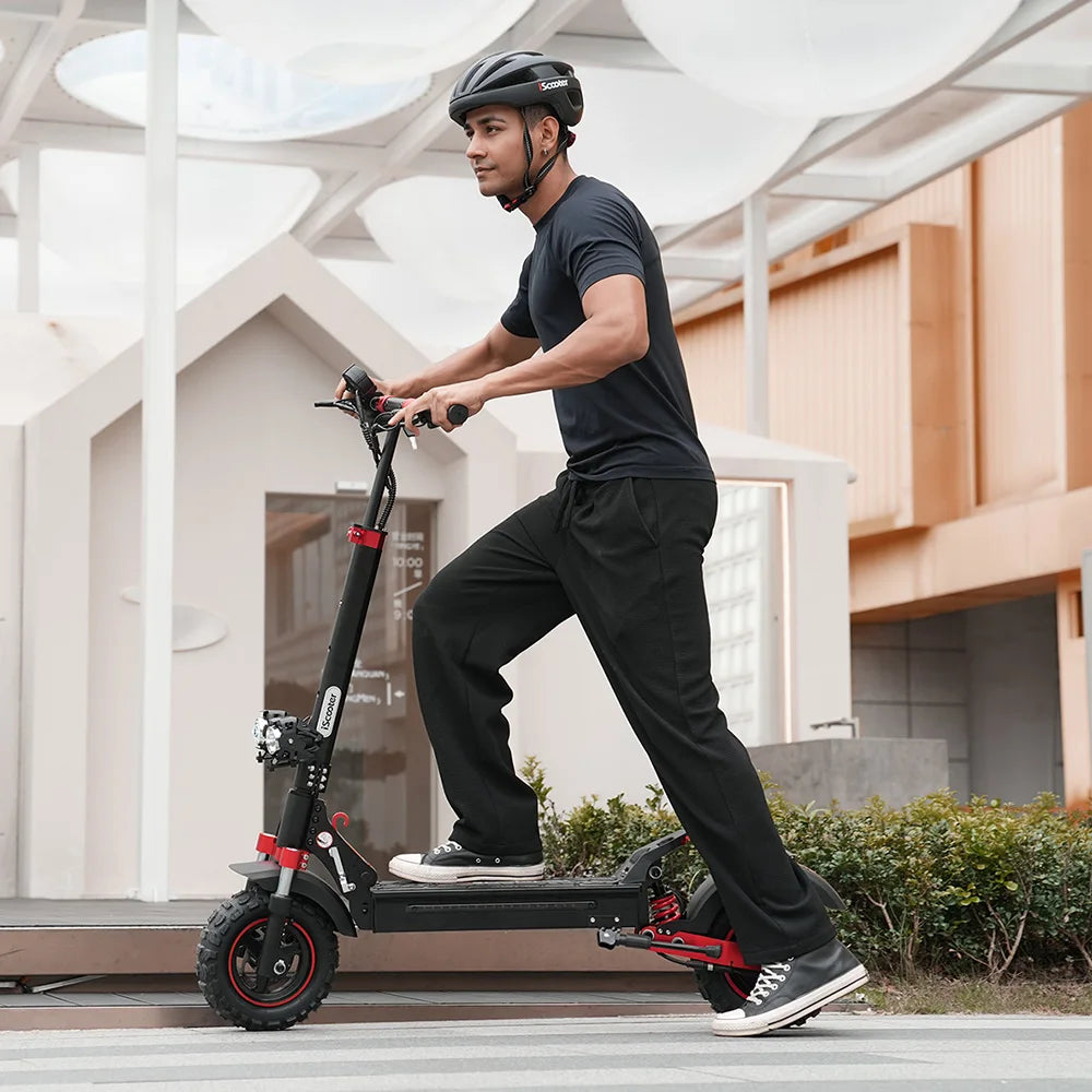 iScooter iX5s Patinete Eléctrico - 1000W Todoterreno con 65km de Autonomía y 45km/h
