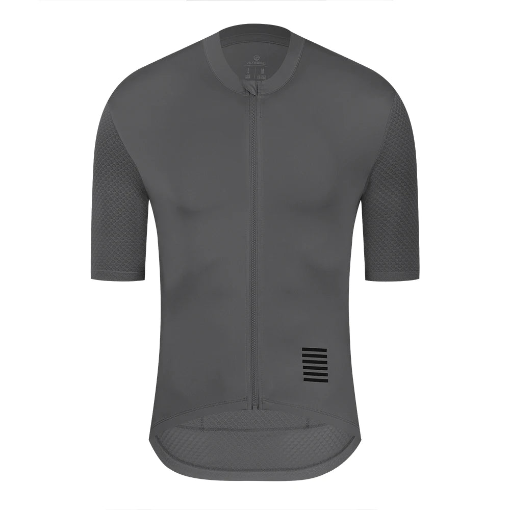Camiseta Ciclismo Hombre YKYWBIKE  Maillot Profesional con Bolsillos y Reflectantes