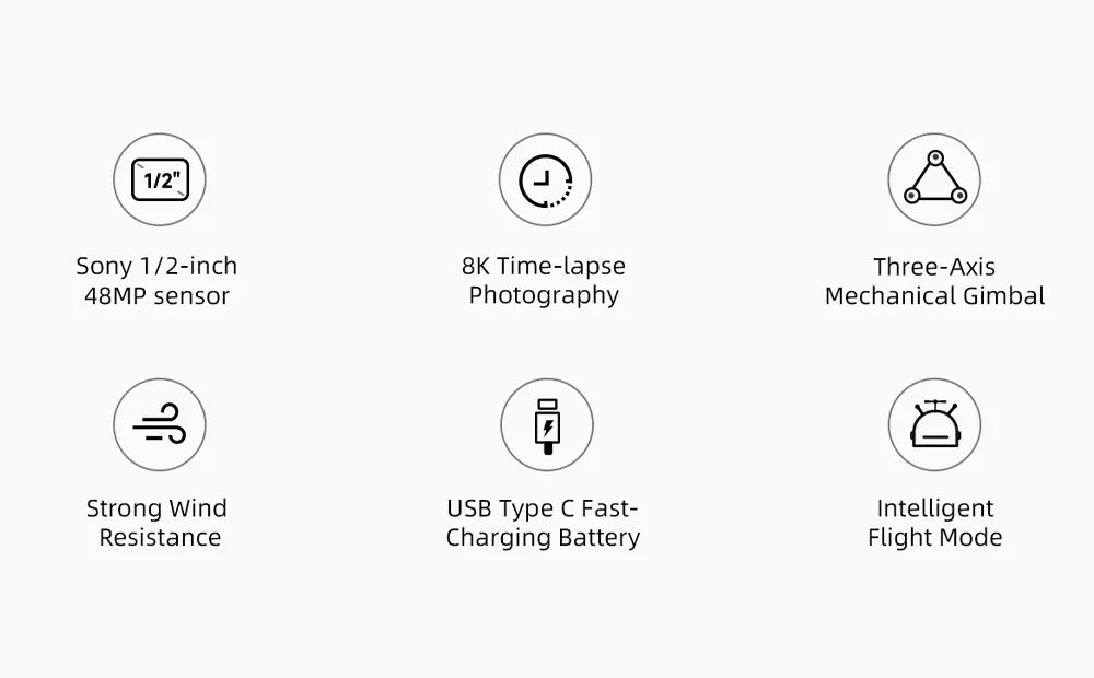 FIMI MINI 3 Drone 4K  Cámara 48MP, 249g, Vuelo 9KM