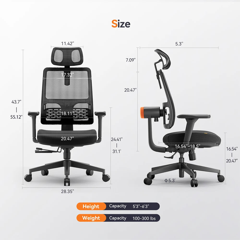 Silla Ergonómica NEWTRAL MAGICH002  Confort Profesional con Soporte Lumbar Adaptativo