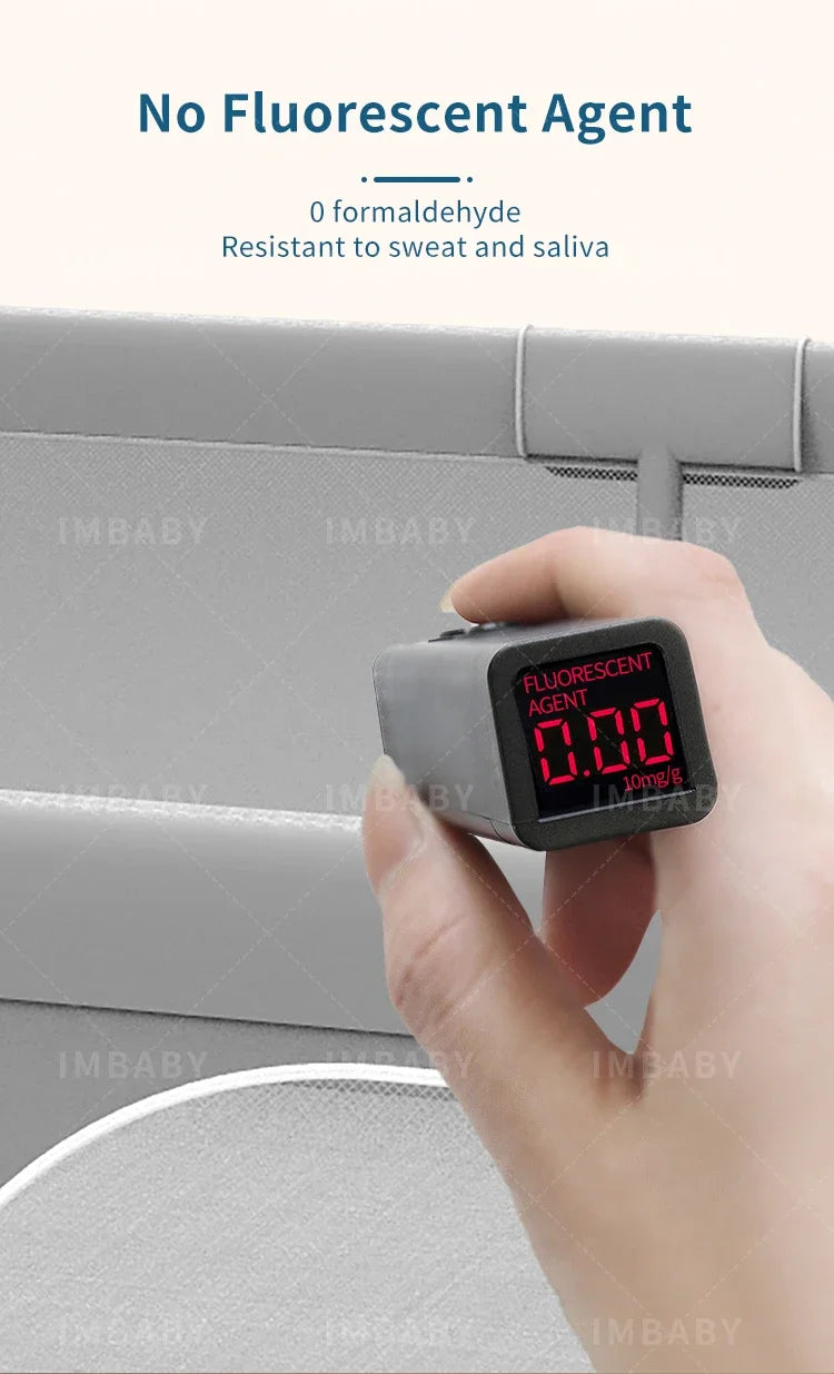 Parque Infantil IMBABY - Corralito Bebé con Caja de Bolas y Valla de Seguridad