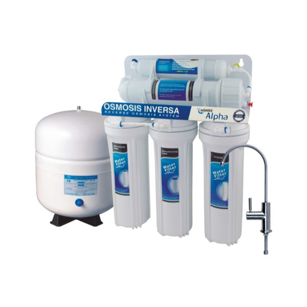 Ósmosis Inversa SEIWATER ALPHA OI-01 | 5 Etapas y 110L/día para Agua Pura