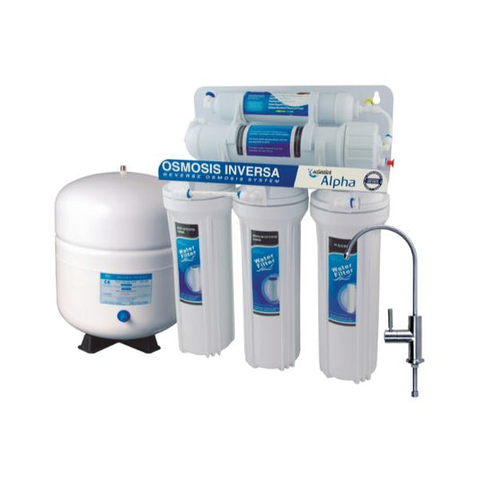 Ósmosis Inversa SEIWATER ALPHA OI-01 | 5 Etapas y 110L/día para Agua Pura