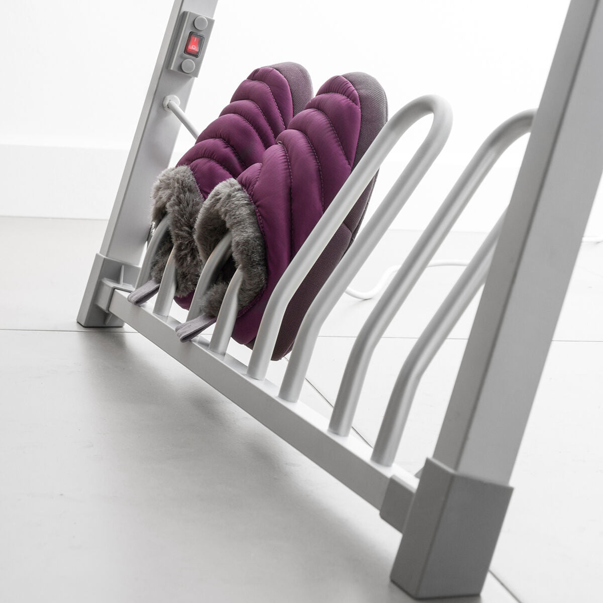 Tendedero Eléctrico Plegable Verayer InnovaGoods - 30 Barras con Bajo Consumo