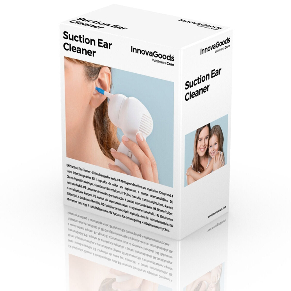 Limpiador de Oídos Eléctrico InnovaGoods - Higiene Auditiva Segura y Reutilizable
