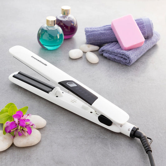 Plancha de Pelo Cerámica con Vapor Stemio InnovaGoods - Alisado Profesional 36 W