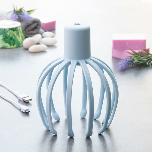 Masajeador de Cabeza Helax InnovaGoods  Vibración 360º Recargable para Relajación