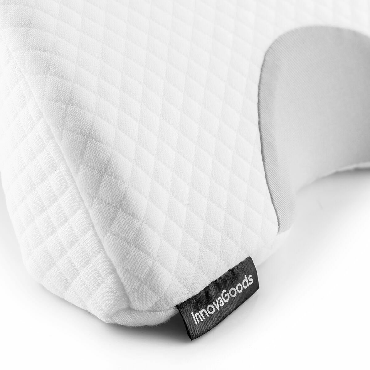 Almohada Viscoelástica Cervical Cozzy InnovaGoods - Diseño Ergonómico para Dormir en Pareja