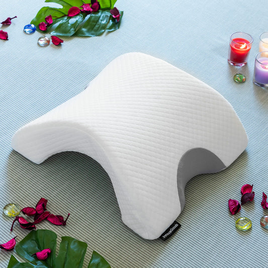 Almohada Viscoelástica Cervical Cozzy InnovaGoods - Diseño Ergonómico para Dormir en Pareja