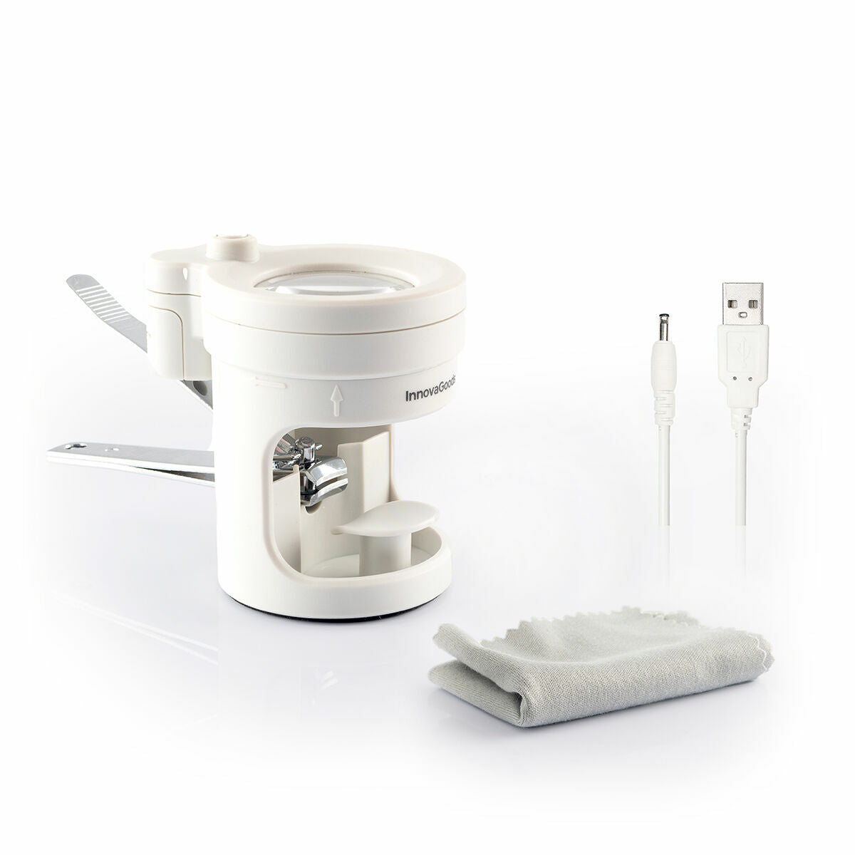 Cortaúñas LED con Lupa y Lima Clail InnovaGoods - Corte Preciso y Seguro