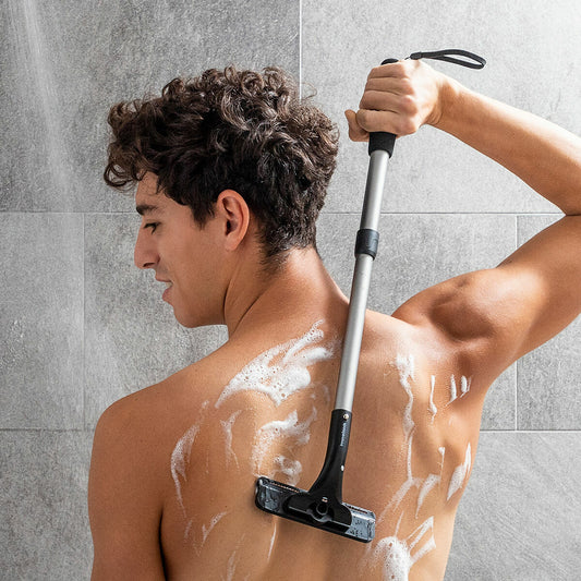 Afeitadora Corporal Extensible InnovaGoods  Depilación Masculina Cómoda y Segura