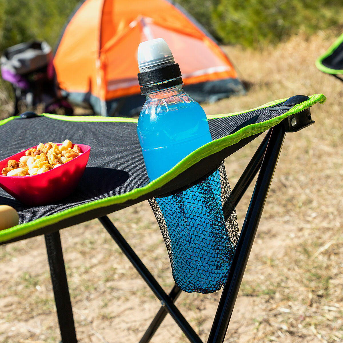 Mesa Camping Plegable Cafolby InnovaGoods  Compacta con Funda de Transporte