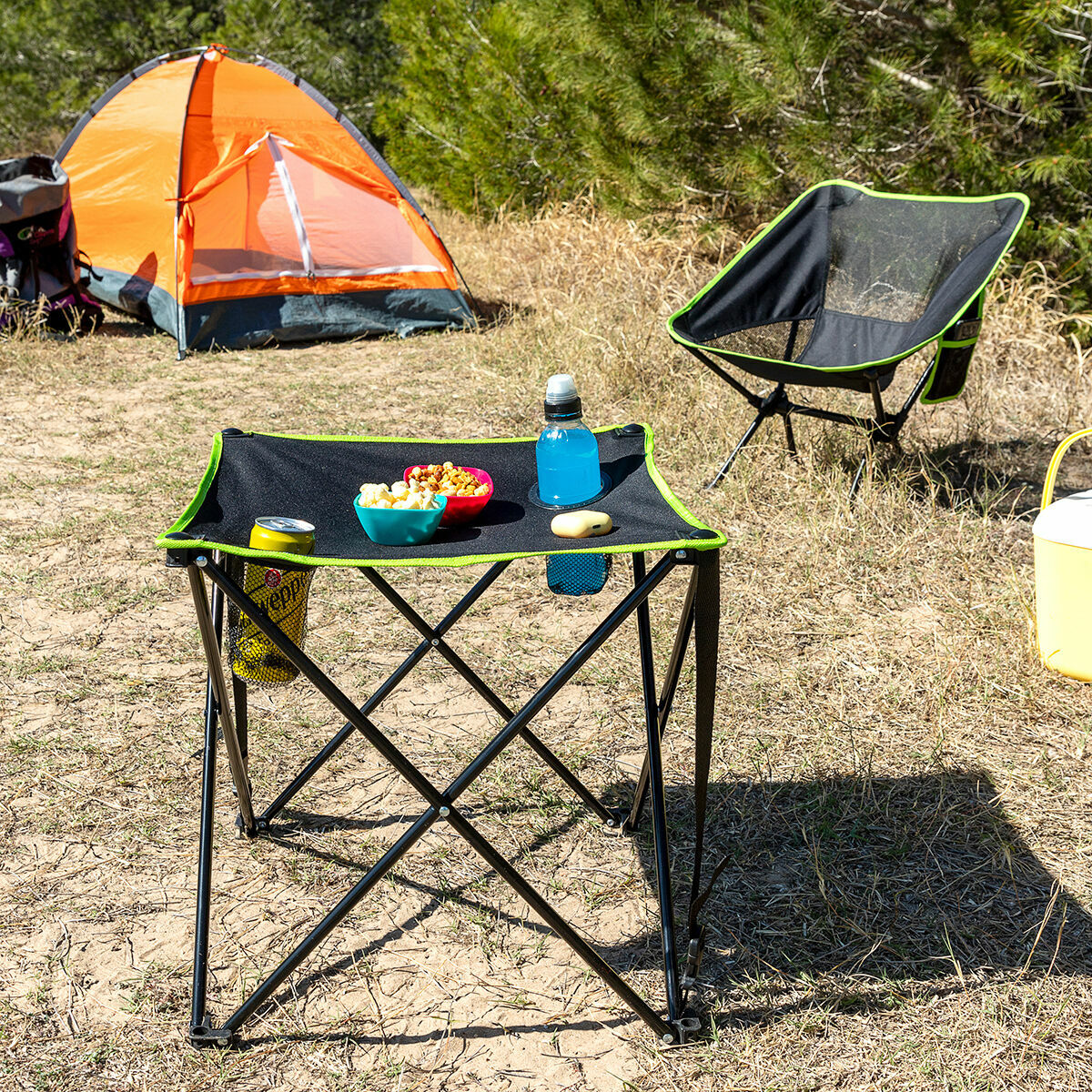 Mesa Camping Plegable Cafolby InnovaGoods  Compacta con Funda de Transporte