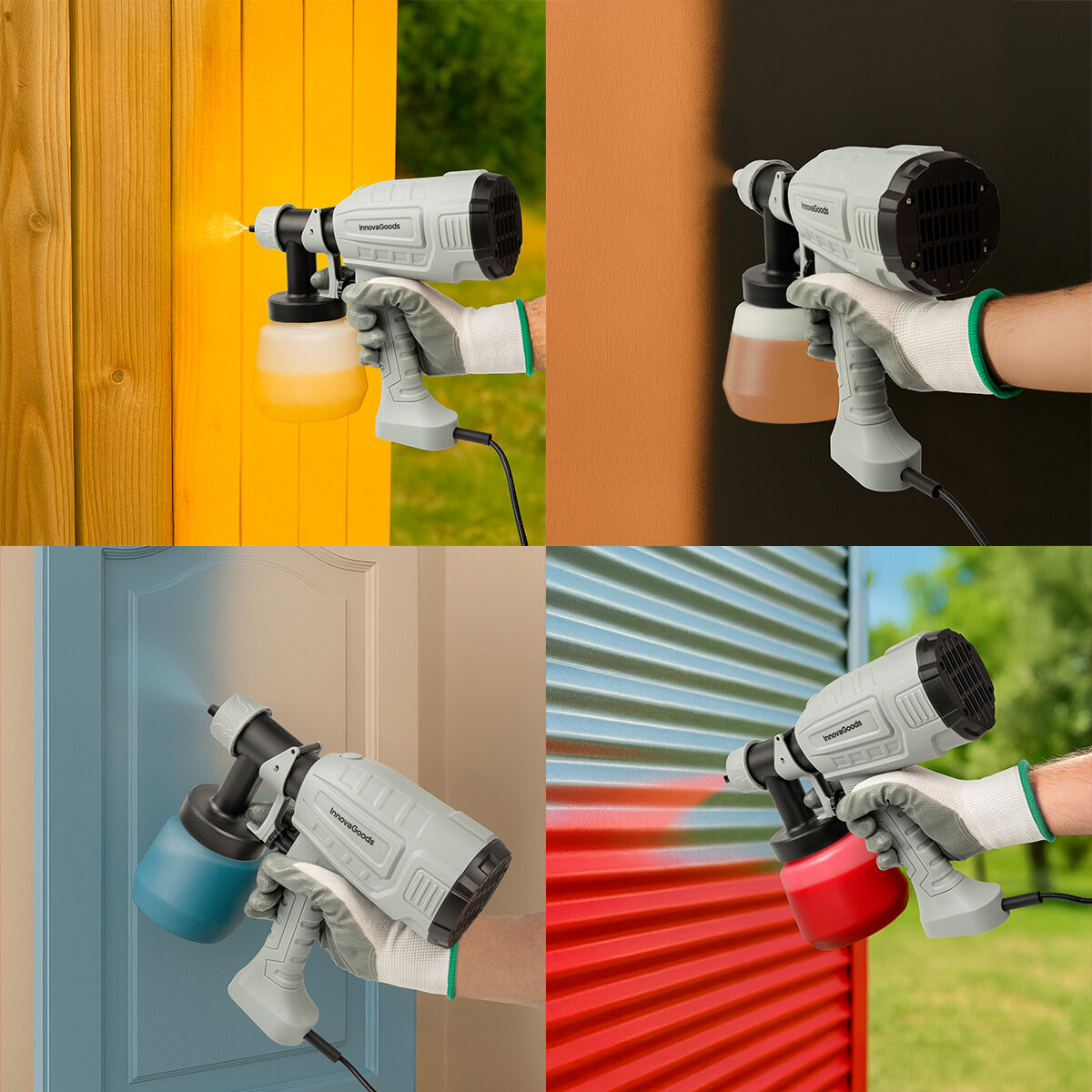 Pistola de Pintura Eléctrica Spraint  500 W Depósito 1 L