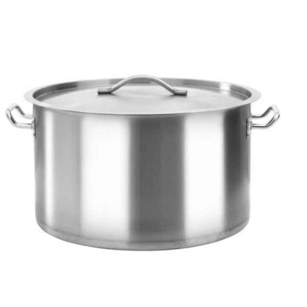 Olla de Acero Inoxidable - Gran Capacidad para Cocina Profesional y Hogar